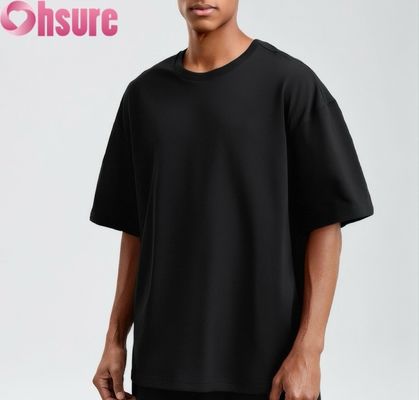Camiseta de algodão masculina de alta qualidade Casual Regular Fit Suave Respirável Padrão Sólido Tecido de Trico Grátis