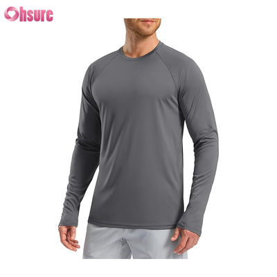 Fabricação personalizada de Nylon Spandex Poliéster Algodão Personalizar Impressão Homens Conforto Soft Sport T-shirts T-shirts Oversize em branco