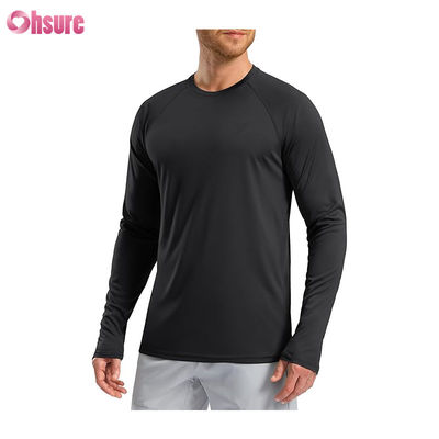 Fabricação personalizada de Nylon Spandex Poliéster Algodão Personalizar Impressão Homens Conforto Soft Sport T-shirts T-shirts Oversize em branco