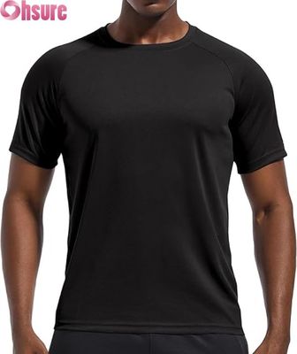 T-shirt esportivo masculino Quente Seco Ginásio Treino Fitness Top Activwear respirável OEM ODM fabricante