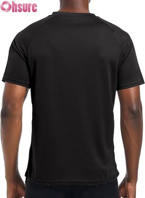 T-shirt esportivo masculino Quente Seco Ginásio Treino Fitness Top Activwear respirável OEM ODM fabricante