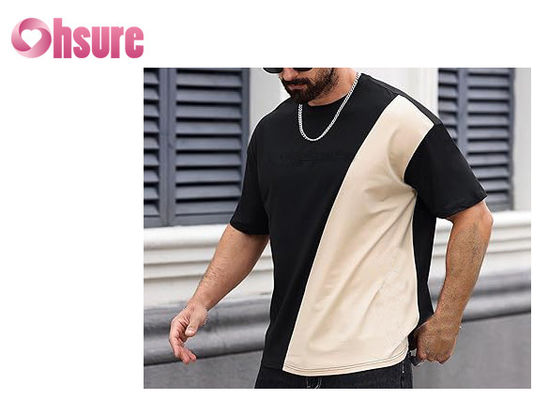 Casual Dersign Moda Tricoteada Exercício Vestuário para Homens Conforto Tecido T-shirt Impressão