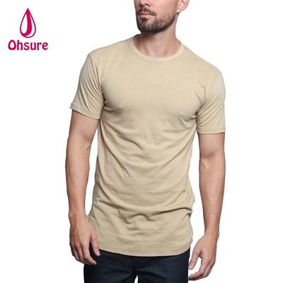 Roupa de Exercício Casual com Estampa de Malha e Suporte Muscular para Homens, Tecido de Bambu, Camiseta de Boxe com Estampagem