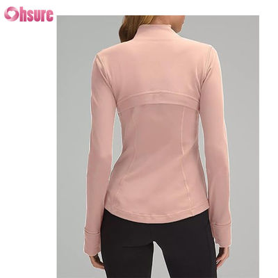 Logotipo Personalizado Nova Moda Cor Sólida Bolso Pullover Zíper Lazer Esportes Fitness Moletom OEM Alta Qualidade para Mulheres