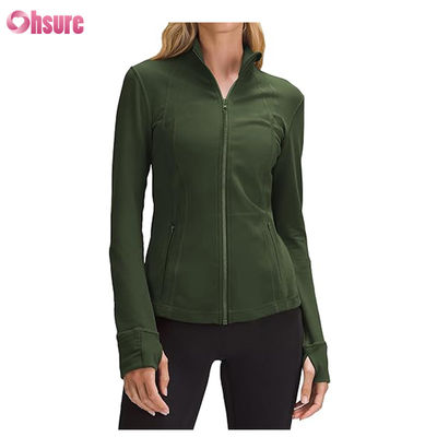 Logotipo Personalizado Nova Moda Cor Sólida Bolso Pullover Zíper Lazer Esportes Fitness Moletom OEM Alta Qualidade para Mulheres