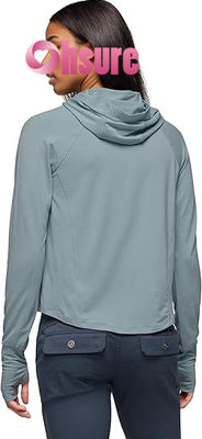 Hoodies de Yoga Ecológicos Femininos Gola Manga Comprida Moletom Tricotado Fitness Tops Esportivos com Logotipo Frontal