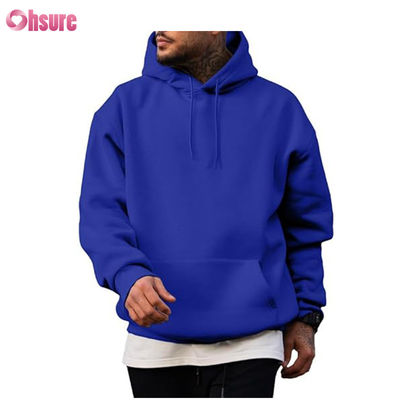 Capuz de tecido amigável Capuz de algodão de alta qualidade Pullover de grande porte Slim Homem simples Capuz