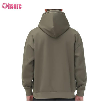 Capuz de tecido amigável Capuz de algodão de alta qualidade Pullover de grande porte Slim Homem simples Capuz