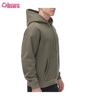 Capuz de tecido amigável Capuz de algodão de alta qualidade Pullover de grande porte Slim Homem simples Capuz
