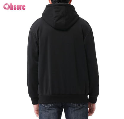 Homem XL Custom Design Heavyweight Quarter Zip Hoodie 100% Algodão Francês Terry Crew Neck Sweatshirt Estilo Inverno Capuz Solid