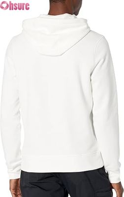 Homens Casual Solid Color Long Sleeve Pullover Hoodie com Drawstring Sports Pocket Customizado Fashion Sweatshirt
