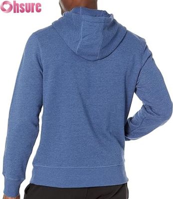 Homens Casual Solid Color Long Sleeve Pullover Hoodie com Drawstring Sports Pocket Customizado Fashion Sweatshirt