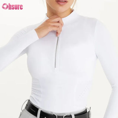 2024 Feminino Estilo Único Impressão Personalizada Exterior Equitação Equitação Show Camisa Respirável Calças Nova Chegada