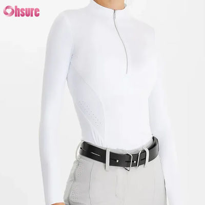 2024 Feminino Estilo Único Impressão Personalizada Exterior Equitação Equitação Show Camisa Respirável Calças Nova Chegada