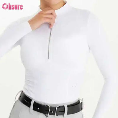 2024 Feminino Estilo Único Impressão Personalizada Exterior Equitação Equitação Show Camisa Respirável Calças Nova Chegada