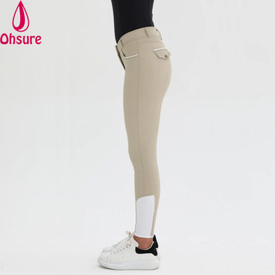 Logotipo personalizado Calças de equitação Calças de cavalgada Calças de cavalgada Jodhpurs Calças de equitação Calças de silicone