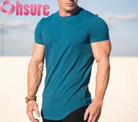T-shirt esportivo de secagem rápida de alto desempenho para homens - ginásio e treinamento ao ar livre com ventilação 3D mesh
