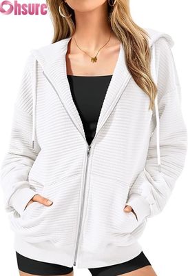 Moletom com capuz oversized feminino com estampa personalizada, bordado 3D com letras, malha, suéter, manga raglan casual preguiçoso com capuz