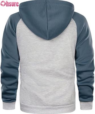 Nova moda peso pesado 80% algodão 20% poliéster 380 Gsm caldo capuz sem cordas personalizado boa qualidade simples branco para o inverno