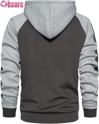 Nova moda peso pesado 80% algodão 20% poliéster 380 Gsm caldo capuz sem cordas personalizado boa qualidade simples branco para o inverno