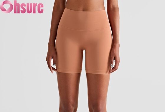 Calças de ginástica com cintura alta Calças de ginástica respiráveis Fitness Yoga Imprimir Calças de treino curtas com levantamento de nádegas para o verão Adultos Fitness Wear