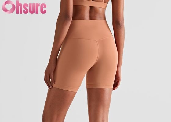 Calças de ginástica com cintura alta Calças de ginástica respiráveis Fitness Yoga Imprimir Calças de treino curtas com levantamento de nádegas para o verão Adultos Fitness Wear