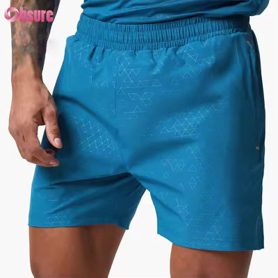 Calções de ginástica masculinos com logotipo personalizado, atléticos, 100% nylon, tecido, parte inferior ativa para esportes