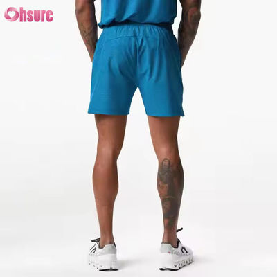 Calções de ginástica masculinos com logotipo personalizado, atléticos, 100% nylon, tecido, parte inferior ativa para esportes