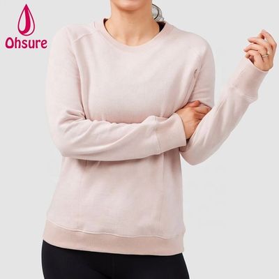 Moletom de Enfermagem de Alta Qualidade, Suave, para Amamentação, Pulôver Casual, Moletom Fitness, Roupa de Maternidade Feminina, Tecido de Malha, 10-12 dias