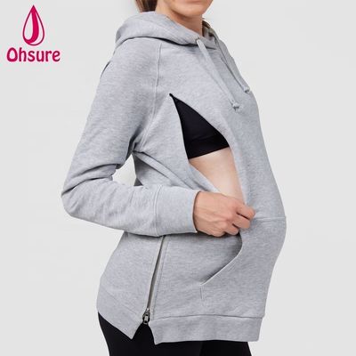 Vestidos de pele de mulher grávida com capuz Vestidos de pele de mulher grávida