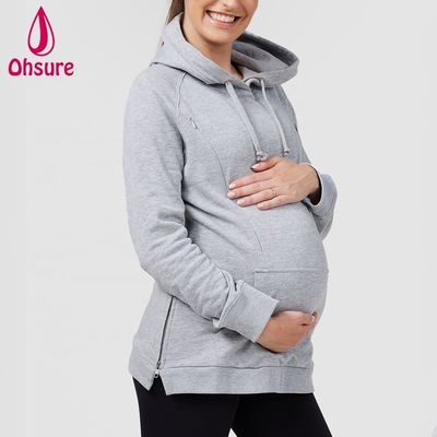 Vestidos de pele de mulher grávida com capuz Vestidos de pele de mulher grávida