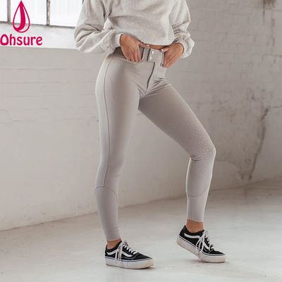Calças de Equitação Personalizadas para Senhoras, Calças de Montaria, Leggings de Equitação com Assento Completo de Silicone