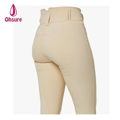 Custom High Quality Jodhpur Equestrian Riding Breeches Calças Não Deslizantes Peso Leve Silício Assento Calças de Cavalgada