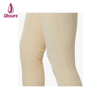 Custom High Quality Jodhpur Equestrian Riding Breeches Calças Não Deslizantes Peso Leve Silício Assento Calças de Cavalgada