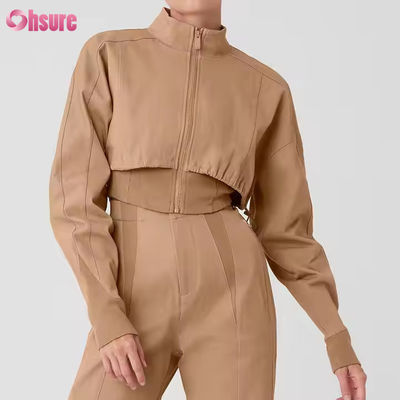 Mulheres Nova Capa de Motociclista de Design com Zipper Outdoor Motocross Crop Style Motociclista Jacket