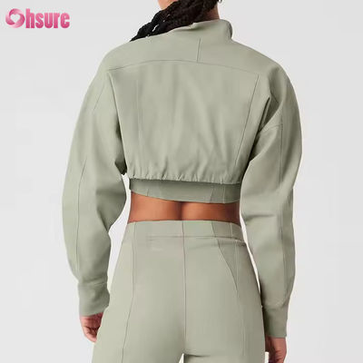 Mulheres Nova Capa de Motociclista de Design com Zipper Outdoor Motocross Crop Style Motociclista Jacket