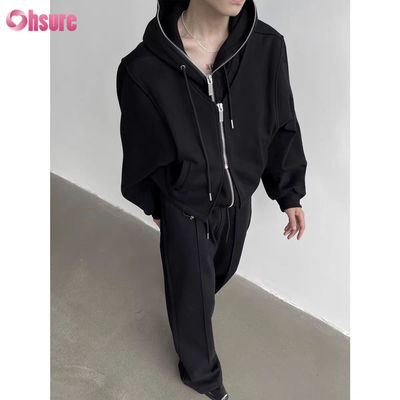 Fabricante de Moletom com Design de Logotipo Personalizado Moletom para Casal Outono Inverno Casual Moda Unissex Moletom com Capuz
