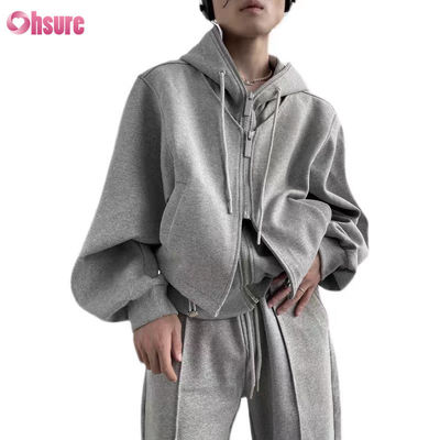 Fabricante de Moletom com Design de Logotipo Personalizado Moletom para Casal Outono Inverno Casual Moda Unissex Moletom com Capuz