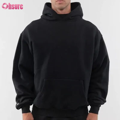 Nova Moda Custom Boa Qualidade Pesos Pesados Hoodie Branco Plain 80 Cotton 20 Poliéster 480 Gsm Oversized Hoodie Quente Sem Cordel