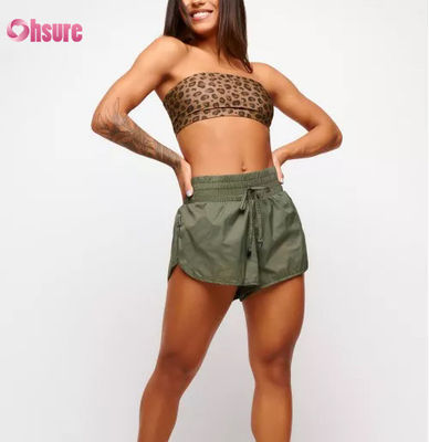 Novos Shorts de Yoga Anti-caminhada Soltos e Respiráveis para Corrida ao Ar Livre e Lazer 100% Nylon Shorts Esportivos Femininos Calças Curtas Saudáveis