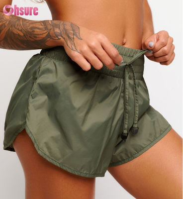 Novos Shorts de Yoga Anti-caminhada Soltos e Respiráveis para Corrida ao Ar Livre e Lazer 100% Nylon Shorts Esportivos Femininos Calças Curtas Saudáveis