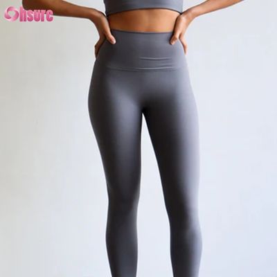 Fabricação Leggings desportivos de alta qualidade Nylon Spandex secar rapidamente para mulheres usar