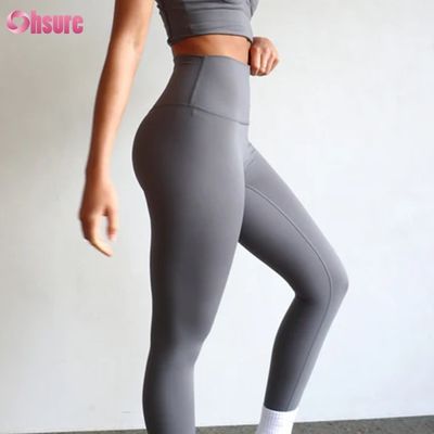 Fabricação Leggings desportivos de alta qualidade Nylon Spandex secar rapidamente para mulheres usar
