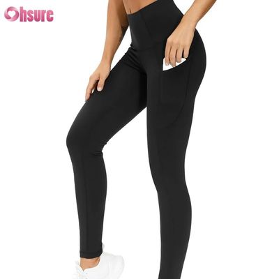 Leggings Esportivos do Fabricante Com Treino Secagem Rápida Cintura Alta Roupa de Yoga para Mulheres