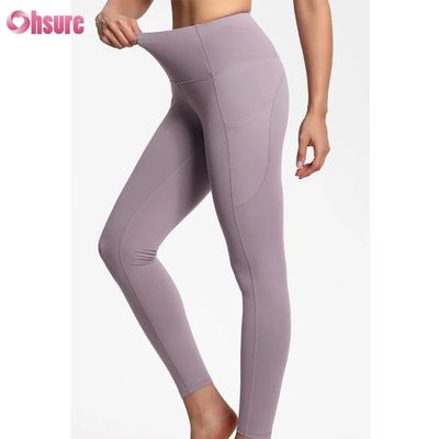 Leggings Esportivos do Fabricante Com Treino Secagem Rápida Cintura Alta Roupa de Yoga para Mulheres