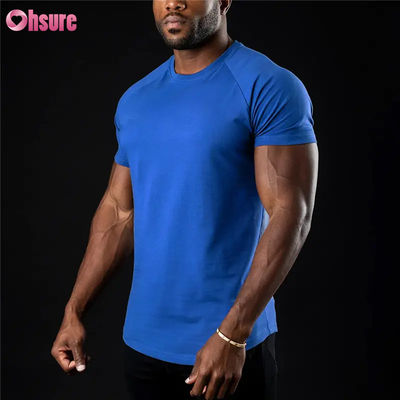 Atacado Novo Estilo Calçados Deportivos Rapidos Homens T-shirts Casual Bodybuilding Logotipo Personalizado Roupa Tecido de Trico Impressão