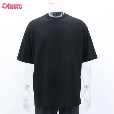 T-shirt de algodão orgânico em relevo
