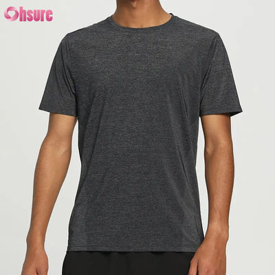 Camiseta Masculina de Treino Fitness Running Esportiva Manga Curta Casual Atacado Leve Respirável Slimfit