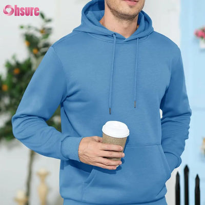 Hoodies Ativos Masculinos Moletom Forrado de Fleece Moletons Casuais Atlético Workout Pullover Com Bolso Moletom em Branco Tecido de Alta Qualidade 1 P