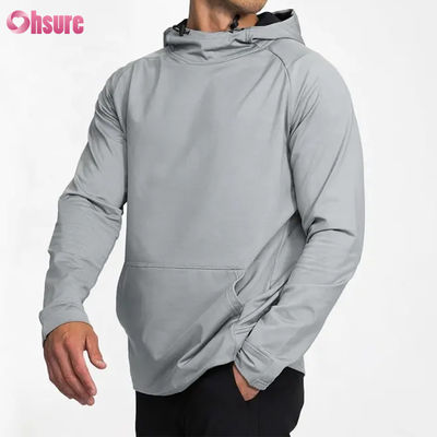 Moletom com capuz pullover personalizado por atacado com estampa puff para homens, ajuste atlético, moletom cruzado para o inverno